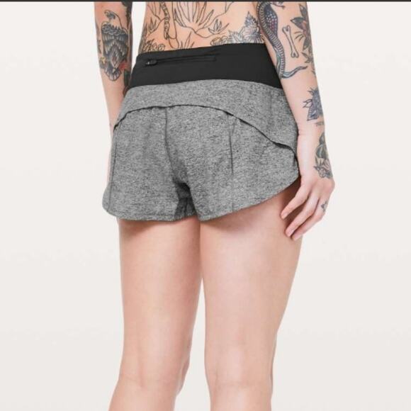 Lululemon Heather Lux Multi Black 2.5" Speed Up Short 12 - Picture 2 of 12